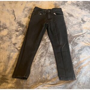 Company 81 Boys Black Slim Straight Denim‎ Jeans Size 8